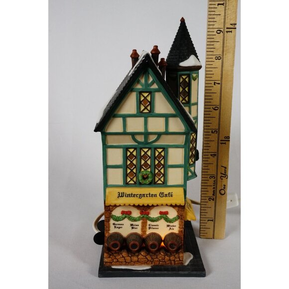 Department 56 Wintergarten Cafe Christmas in the City #58948 Lighted Building - Picture 3 of 11